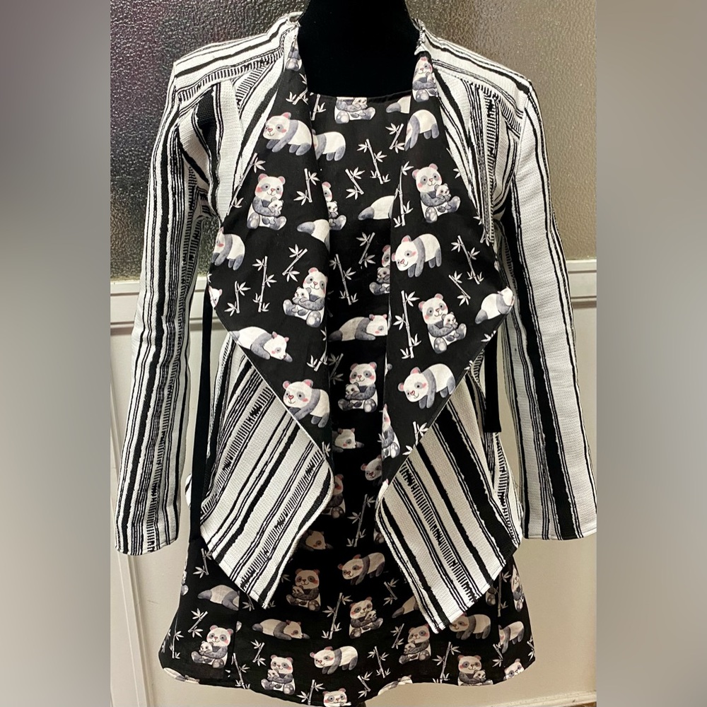 Panda Dress and Jacket Size medium